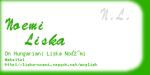 noemi liska business card